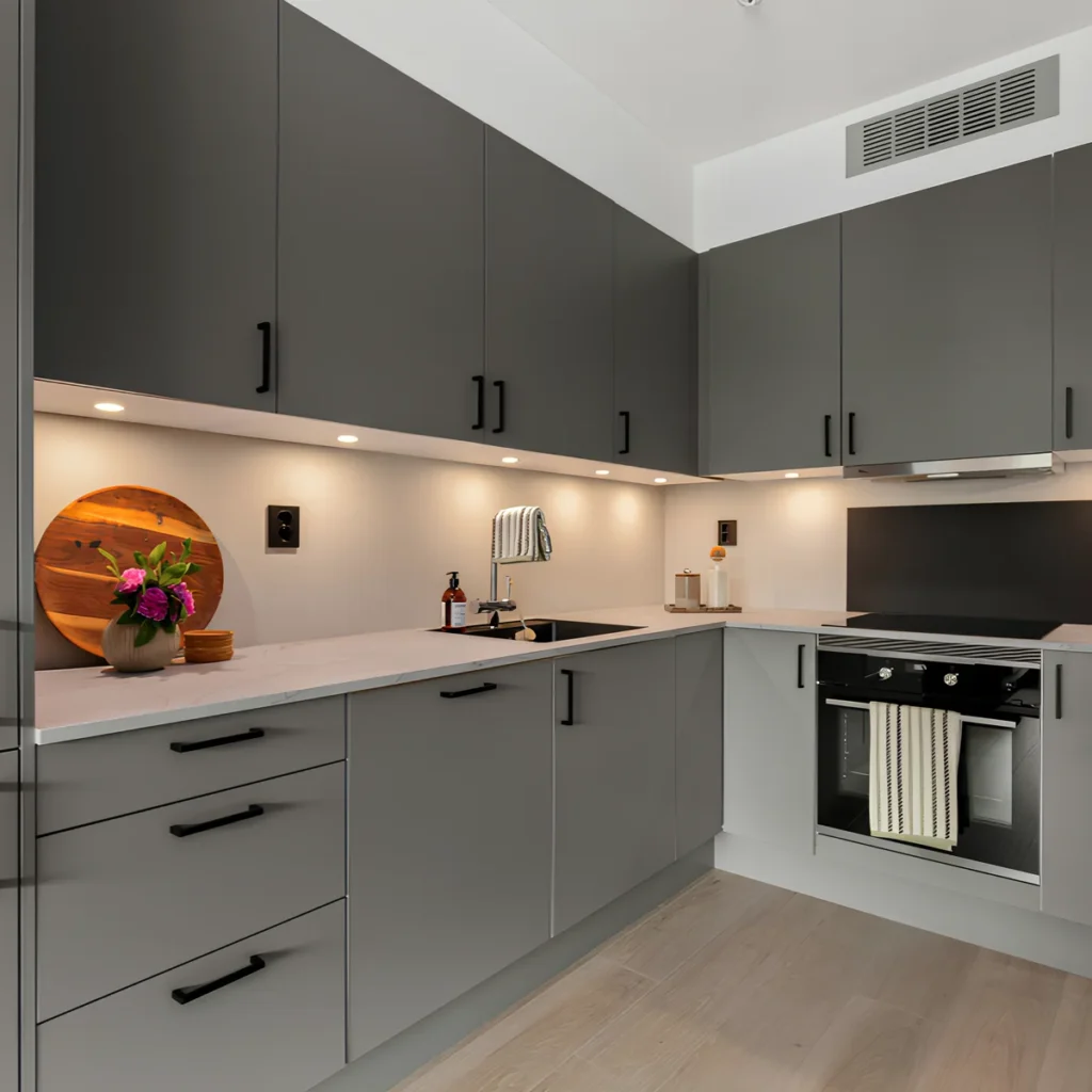 Image showing energy saving light fixtures in the kitchen.