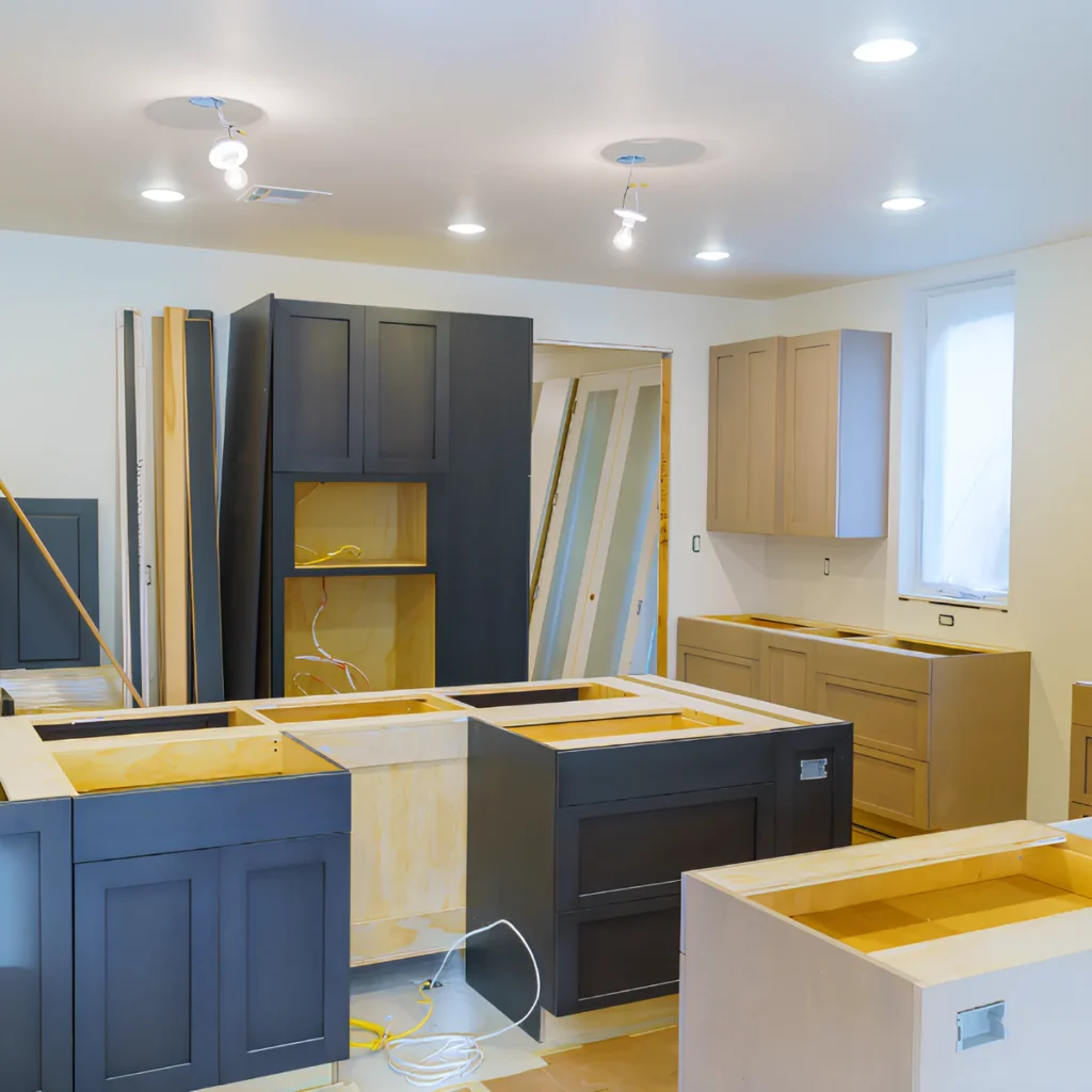 Image representing living arrangements before the finished product.