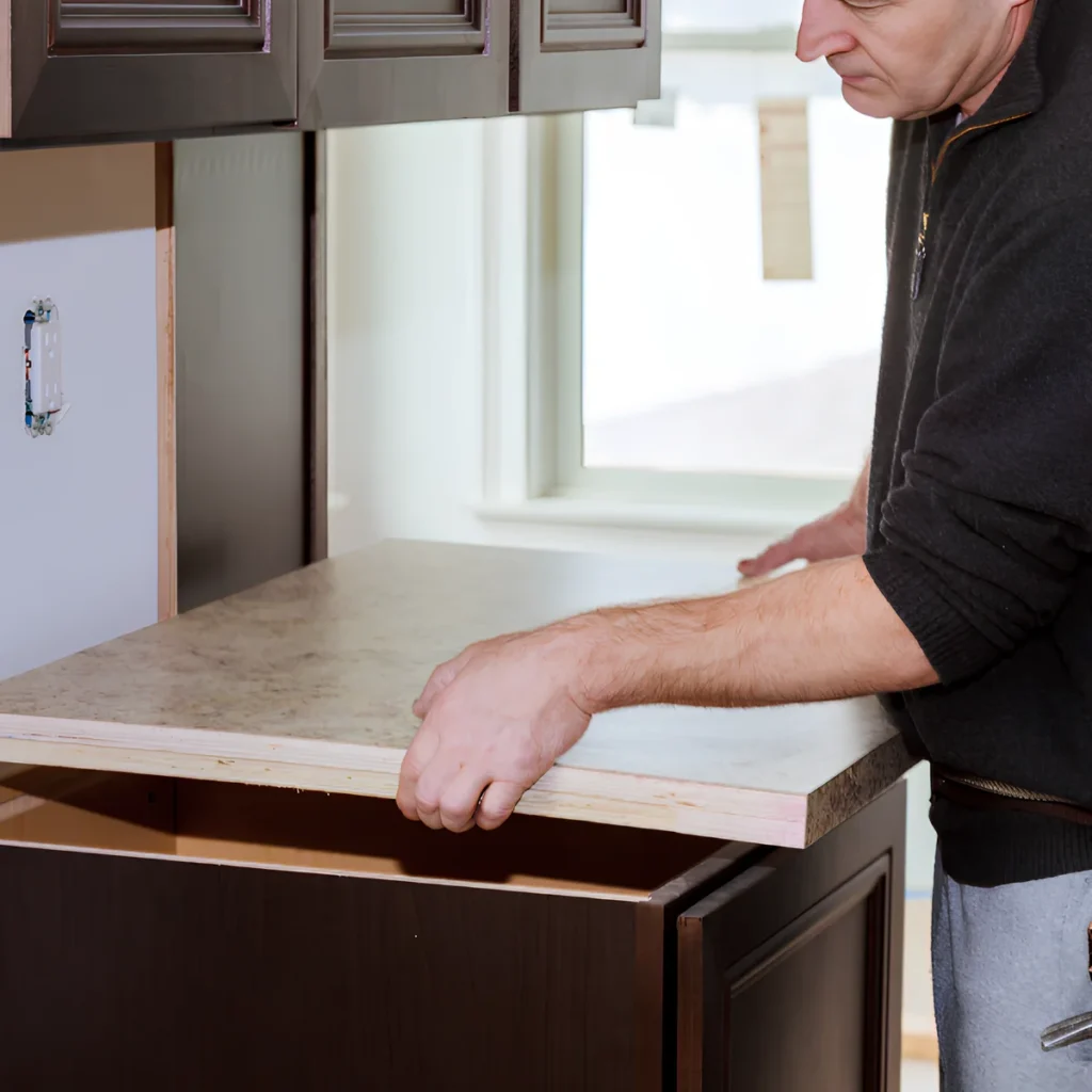 Image of Countertop Installation.
